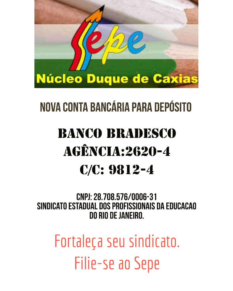 Banco Bradesco ++ Ag. 2620-4 ++ C/C 9812-4 ++ CNPJ 28.708.576/0006-31